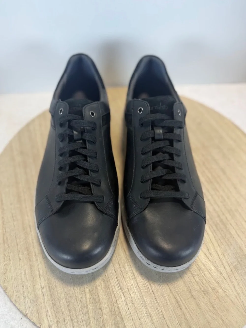 Dansko Men’s Size 46 Black Leather Lace Up Casual Sneakers Shoes NWOT